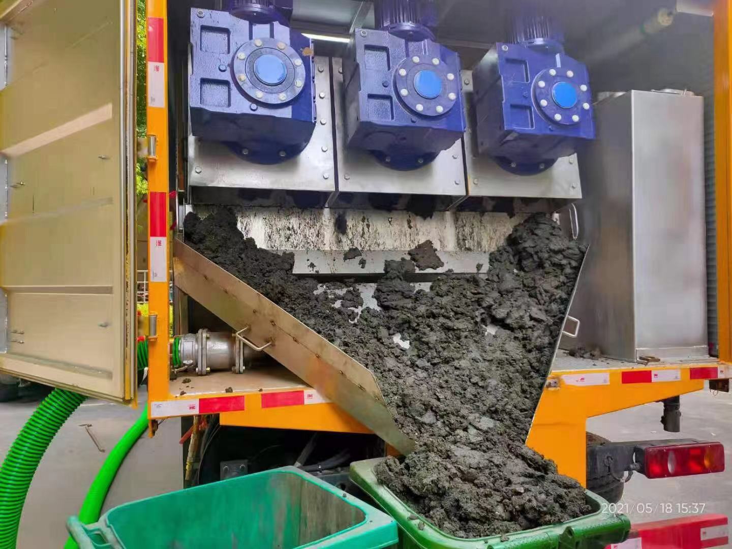 双台子化粪池清掏城市维护站-泥浆净化干湿分离处理